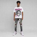Comic 4s DopeSkill Oversize Print T-Shirt Rich Soon Graphic