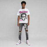 Comic 4s DopeSkill Oversize Print T-Shirt Rich Soon Graphic