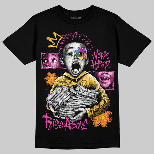 Comic 4s DopeSkill T-Shirt Work Hard Rise Above Graphic