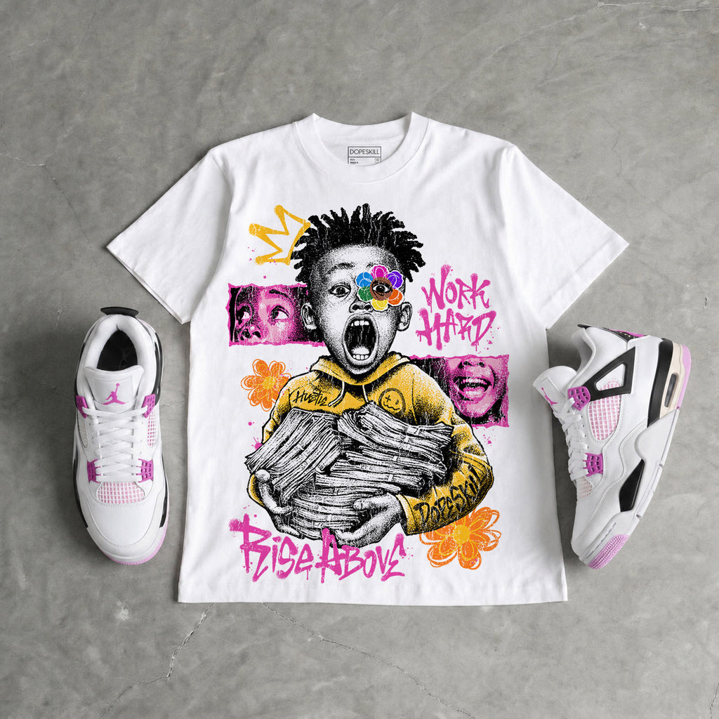 Comic 4s DopeSkill T-Shirt Work Hard Rise Above Graphic