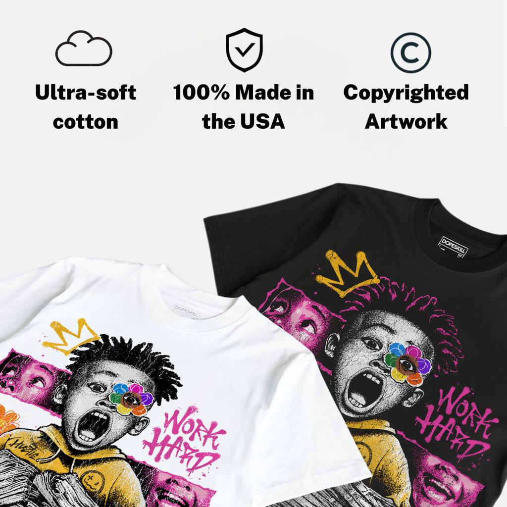 Comic 4s DopeSkill T-Shirt Work Hard Rise Above Graphic