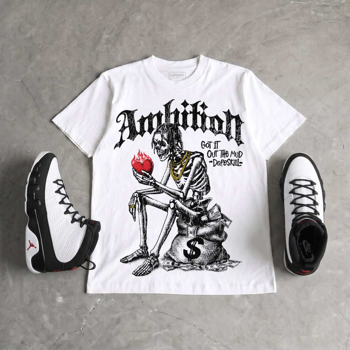 Space Jam 9s DopeSkill T-Shirt Ambition Graphic