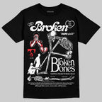 Space Jam 9s DopeSkill T-Shirt Broken Bones Graphic