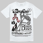 Space Jam 9s DopeSkill T-Shirt Broken Bones Graphic
