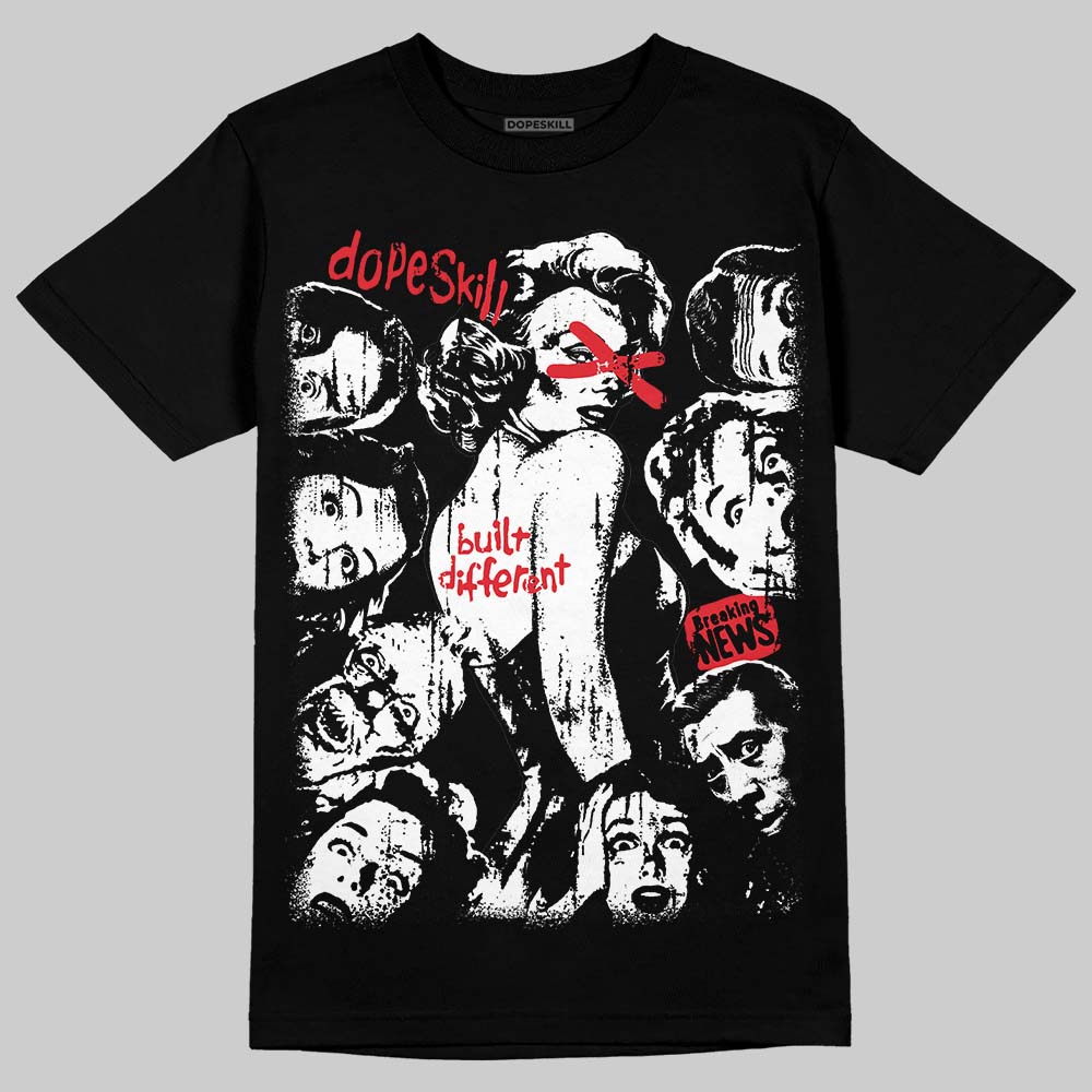 Space Jam 9s DopeSkill T-Shirt Built Different Graphic