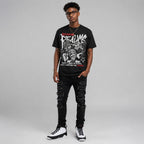 Space Jam 9s DopeSkill T-Shirt Distorted Realms Graphic