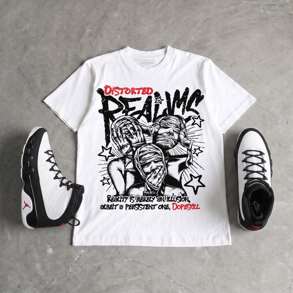 Space Jam 9s DopeSkill T-Shirt Distorted Realms Graphic