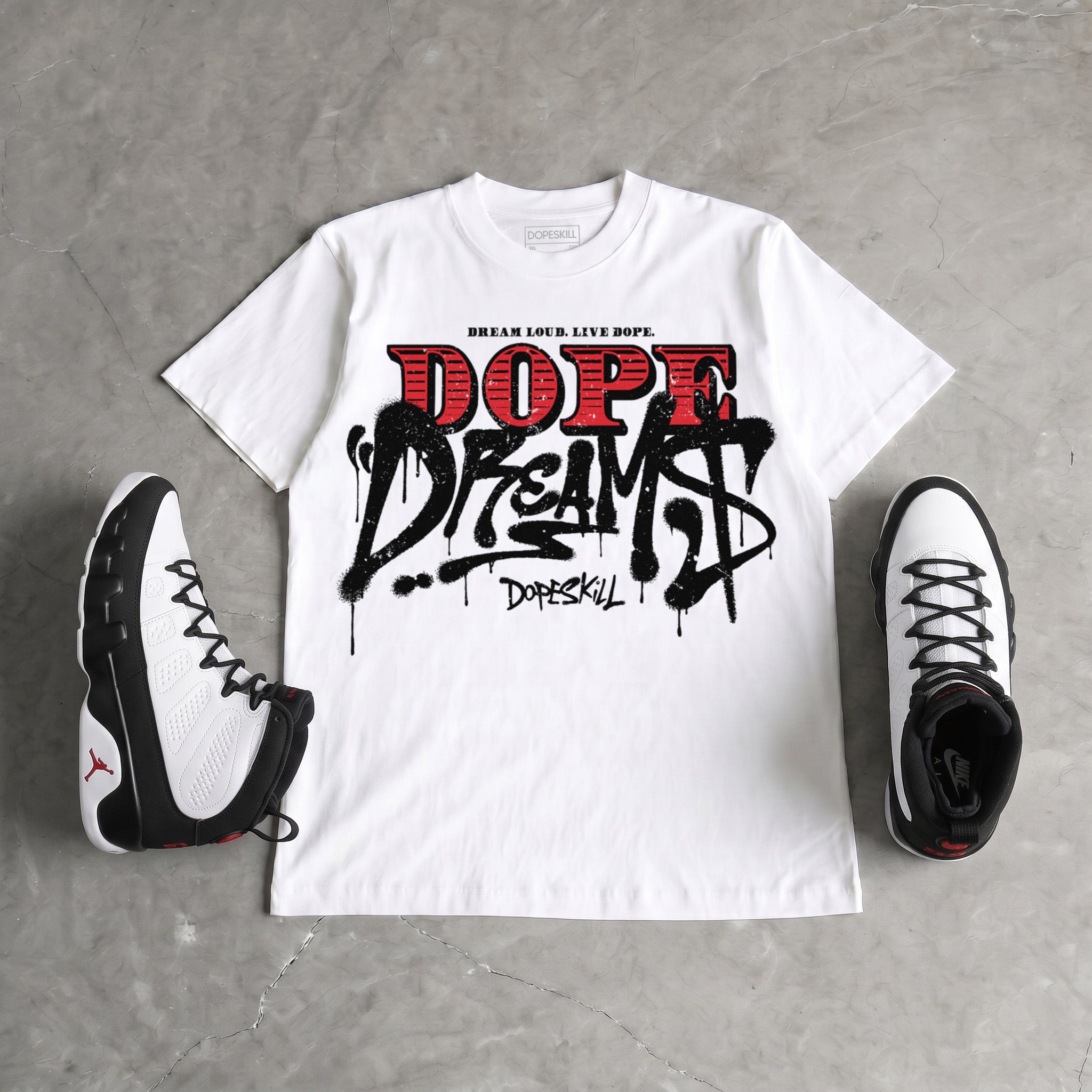Space Jam 9s DopeSkill T-Shirt Dope Dreams Graphic