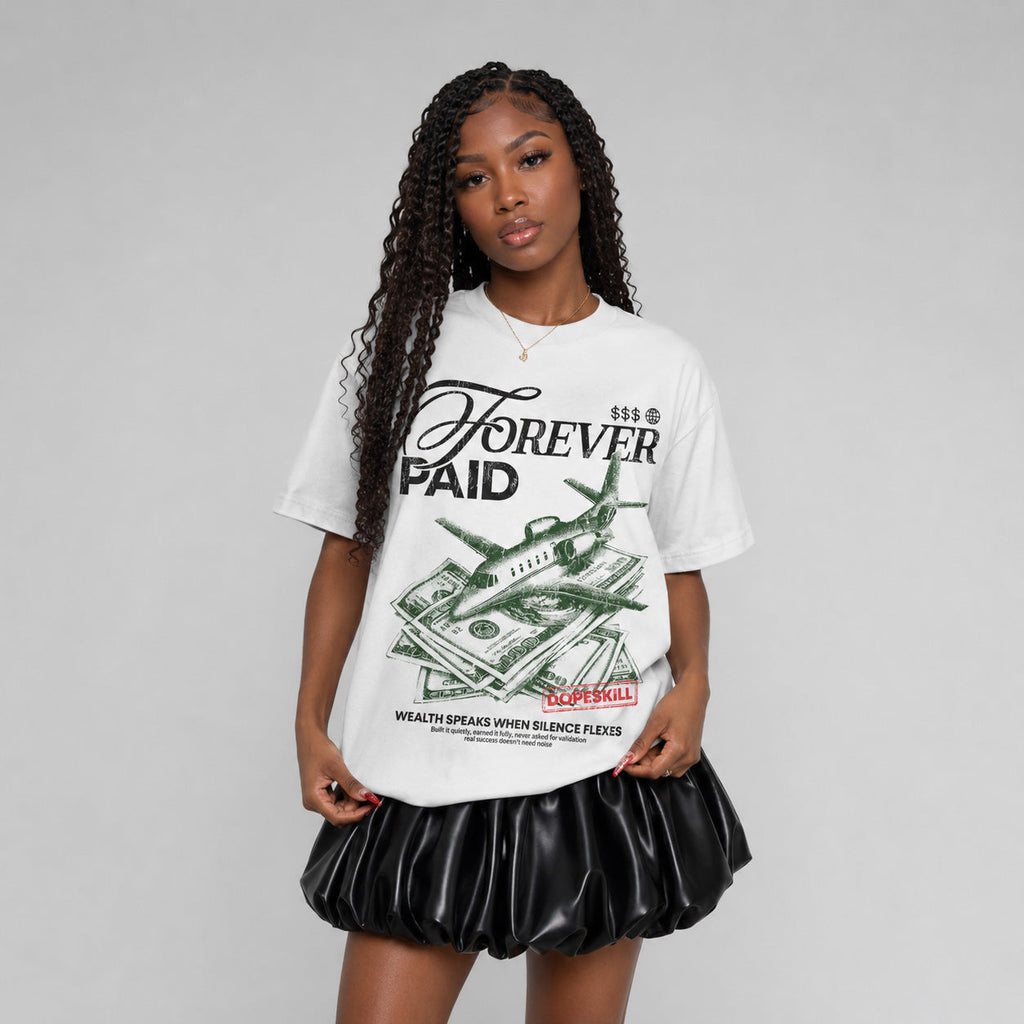 Space Jam 9s DopeSkill T-Shirt Forever Paid Graphic