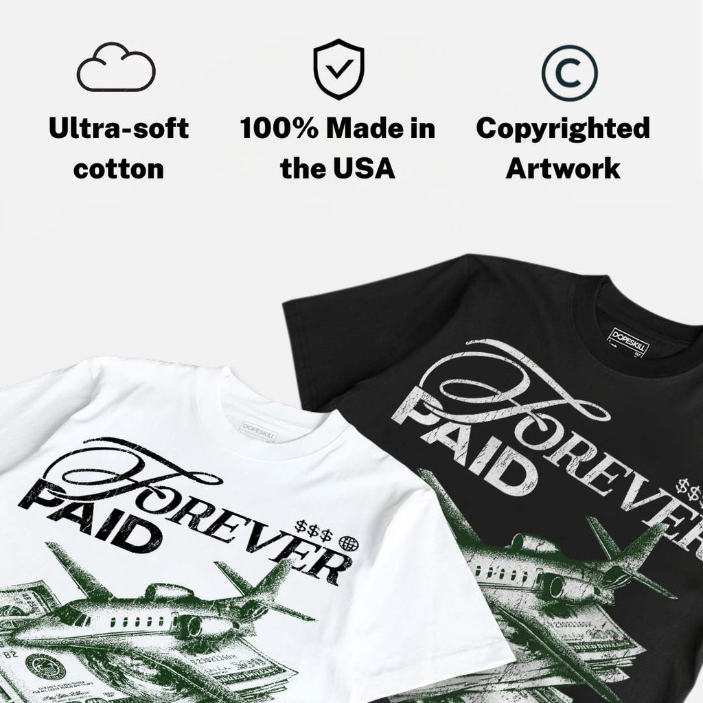 Space Jam 9s DopeSkill T-Shirt Forever Paid Graphic