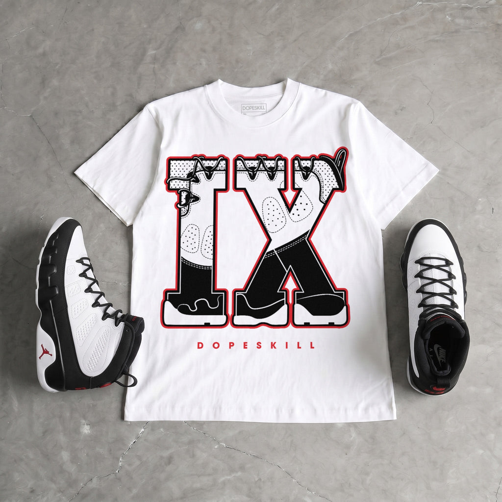 Space Jam 9s DopeSkill T-Shirt IX Jordan 9 Graphic