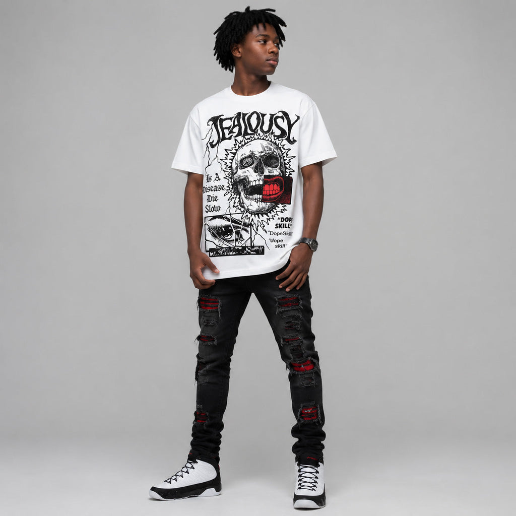 Space Jam 9s DopeSkill T-Shirt Jealousy Graphic
