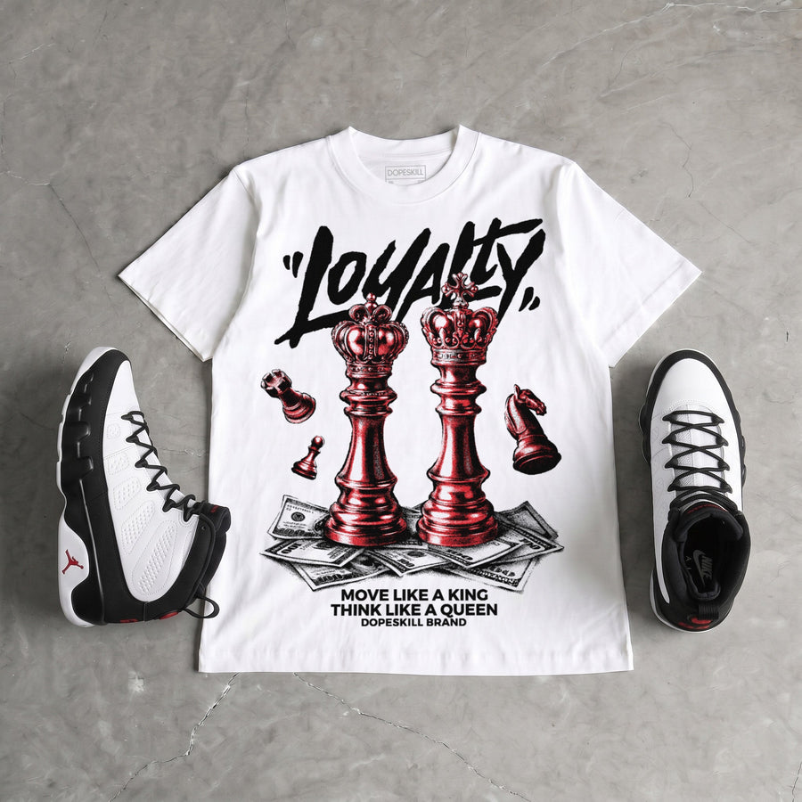 Space Jam 9s DopeSkill T-Shirt Loyalty Graphic