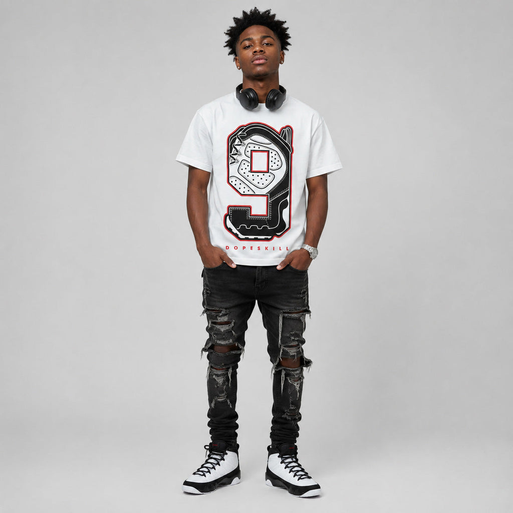 Space Jam 9s DopeSkill T-Shirt No.9 Graphic