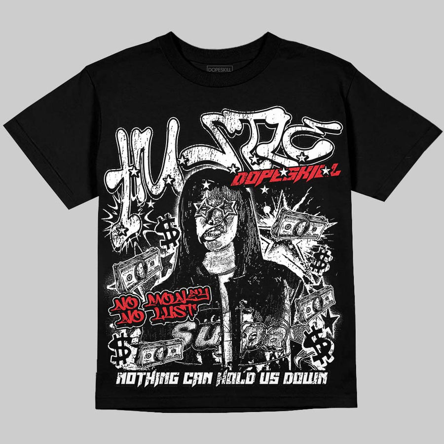 Space Jam 9s ChanceGift Oversize Print T-Shirt No Money No Lust Graphic