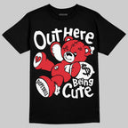 Space Jam 9s DopeSkill T-Shirt Out Here Being Cute Graphic