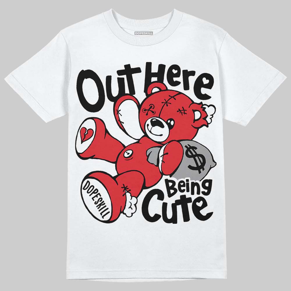 Space Jam 9s DopeSkill T-Shirt Out Here Being Cute Graphic