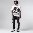 Space Jam 9s DopeSkill Oversize Print T-Shirt Real Lover Club Graphic
