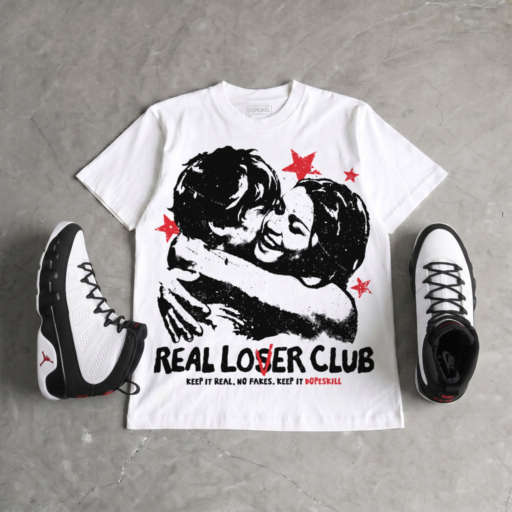 Space Jam 9s DopeSkill Oversize Print T-Shirt Real Lover Club Graphic