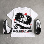 Space Jam 9s DopeSkill Oversize Print T-Shirt Real Lover Club Graphic