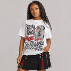 Space Jam 9s DopeSkill T-Shirt Real Ones Move In Silence Graphic