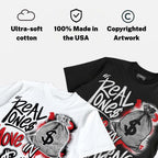 Space Jam 9s DopeSkill T-Shirt Real Ones Move In Silence Graphic