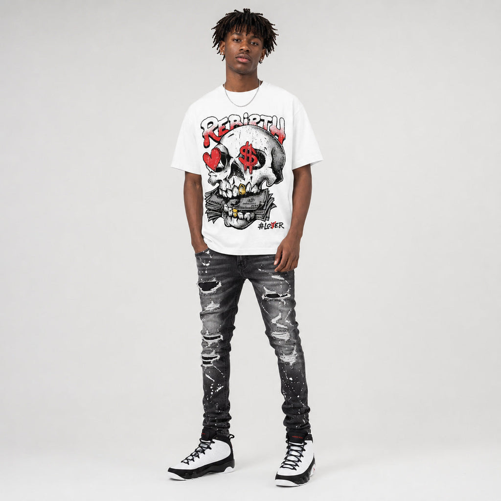 Space Jam 9s DopeSkill T-Shirt Rebirth Graphic