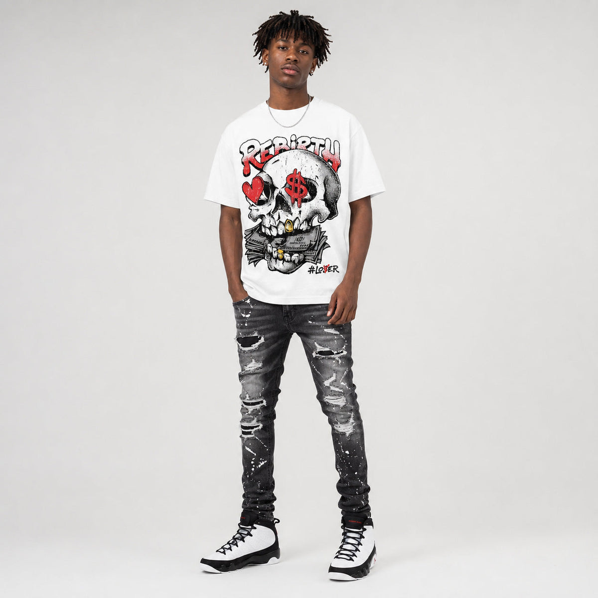 Space Jam 9s DopeSkill T-Shirt Rebirth Graphic