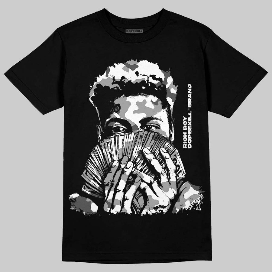 Space Jam 9s ChanceGift T-Shirt Rich Boy Camo Graphic