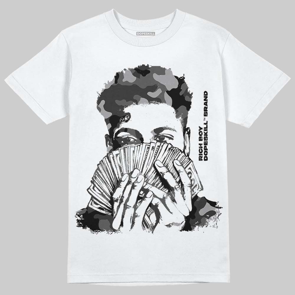 Space Jam 9s DopeSkill T-Shirt Rich Boy Camo Graphic