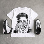 Space Jam 9s DopeSkill T-Shirt Rich Boy Camo Graphic