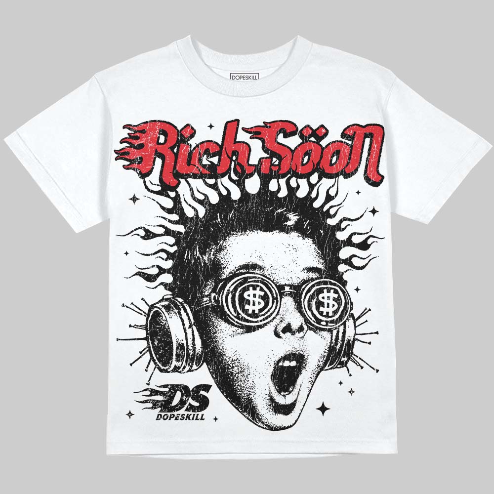Space Jam 9s DopeSkill Oversize Print T-Shirt Rich Soon Graphic