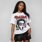 Space Jam 9s DopeSkill Oversize Print T-Shirt Rich Soon Graphic