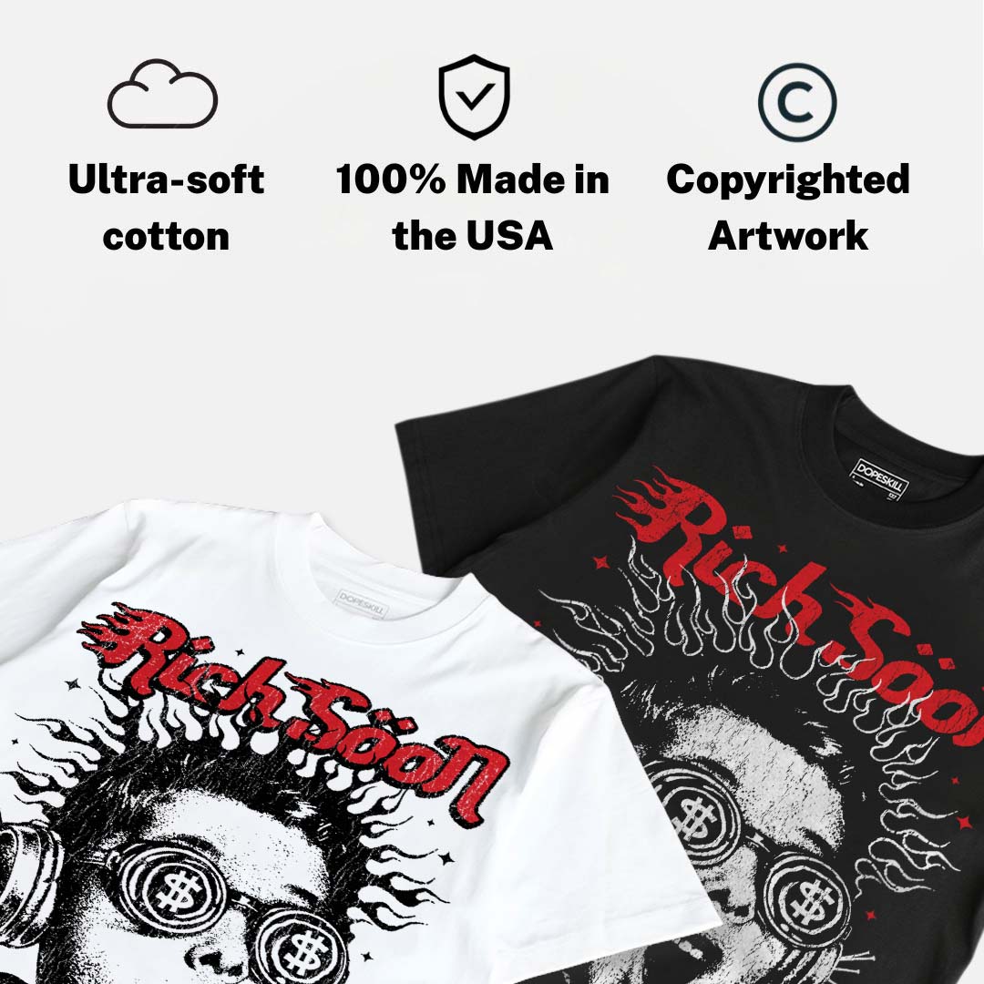 Space Jam 9s DopeSkill Oversize Print T-Shirt Rich Soon Graphic