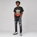Space Jam 9s DopeSkill T-Shirt Rich Youth Graphic
