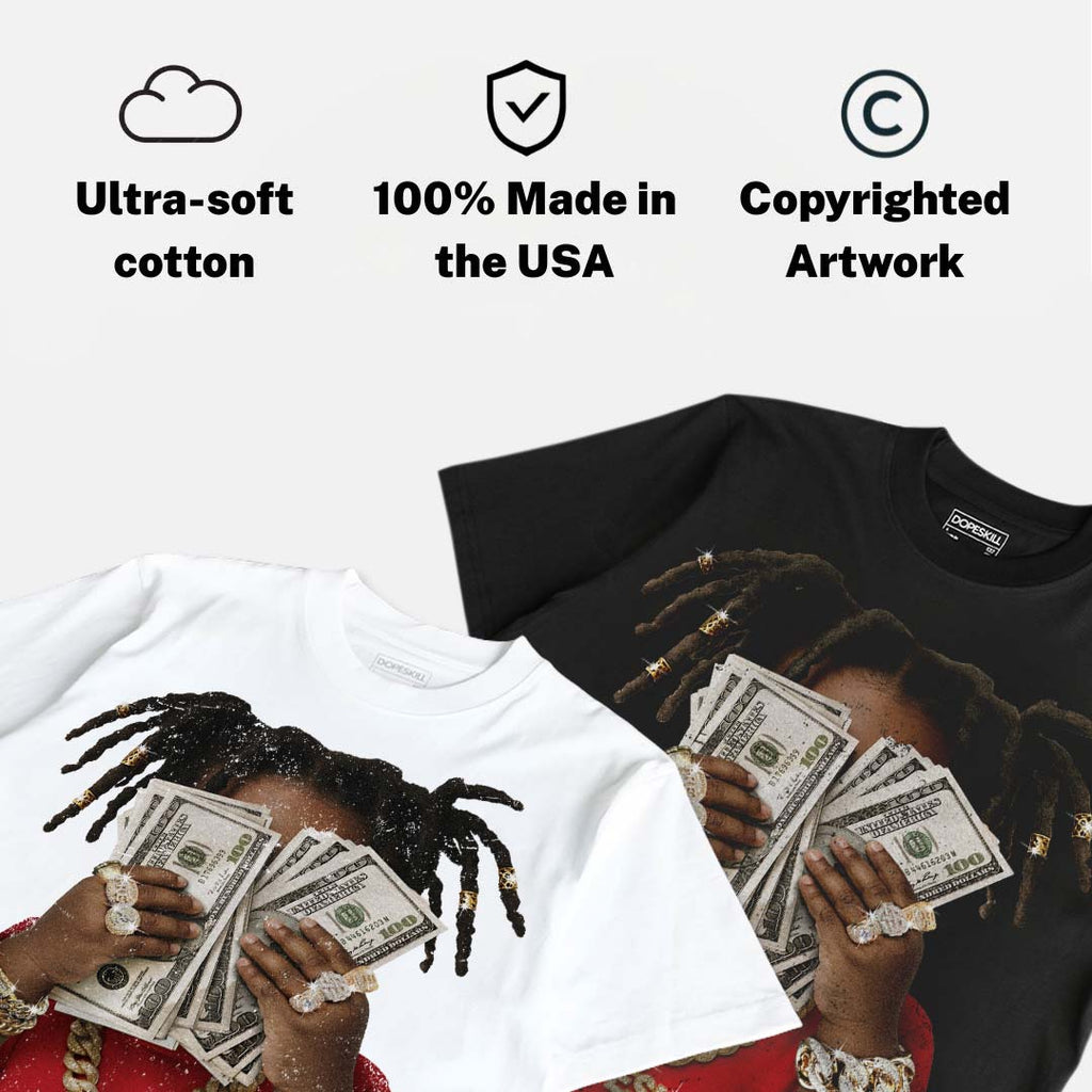 Space Jam 9s DopeSkill T-Shirt Rich Youth Graphic