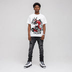 Space Jam 9s DopeSkill T-Shirt Smile Through The Pain Graphic