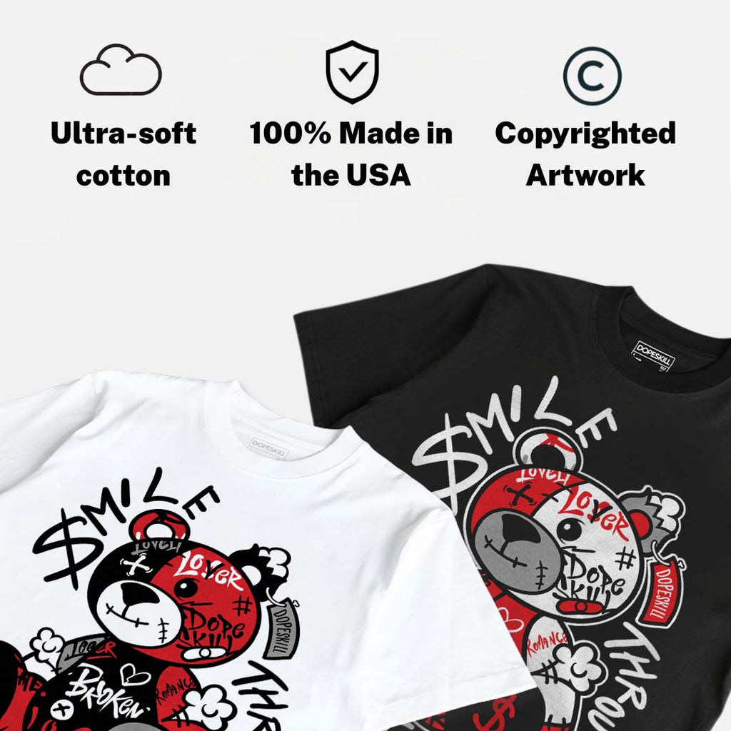 Space Jam 9s DopeSkill T-Shirt Smile Through The Pain Graphic
