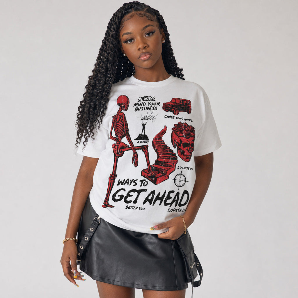 Space Jam 9s DopeSkill T-Shirt Ways To Get Ahead Graphic