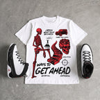 Space Jam 9s DopeSkill T-Shirt Ways To Get Ahead Graphic
