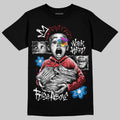 Space Jam 9s DopeSkill T-Shirt Work Hard Rise Above Graphic