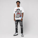 Space Jam 9s DopeSkill T-Shirt Work Hard Rise Above Graphic