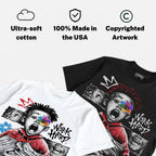 Space Jam 9s DopeSkill T-Shirt Work Hard Rise Above Graphic