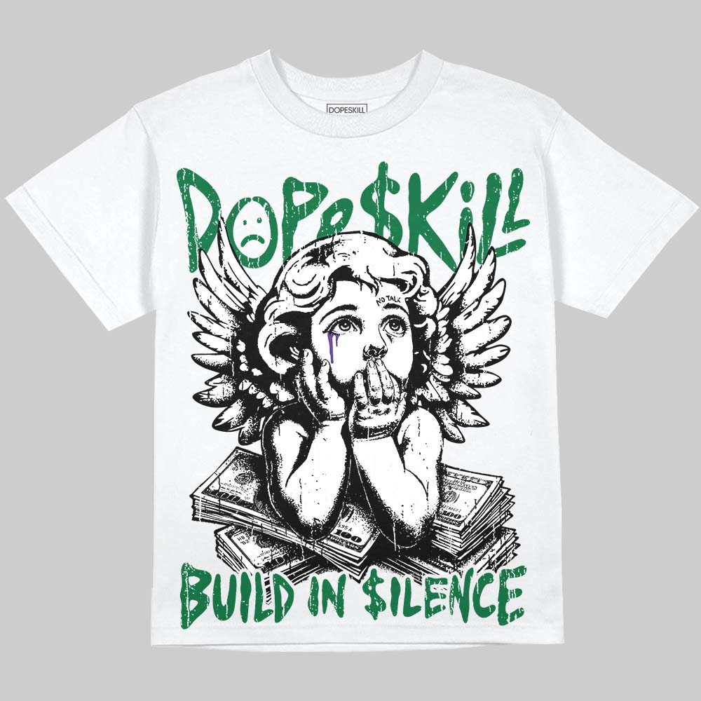 Bucks 12s DopeSkill Oversize Print T-Shirt Build in Silence Graphic