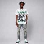 Bucks 12s DopeSkill Oversize Print T-Shirt Build in Silence Graphic