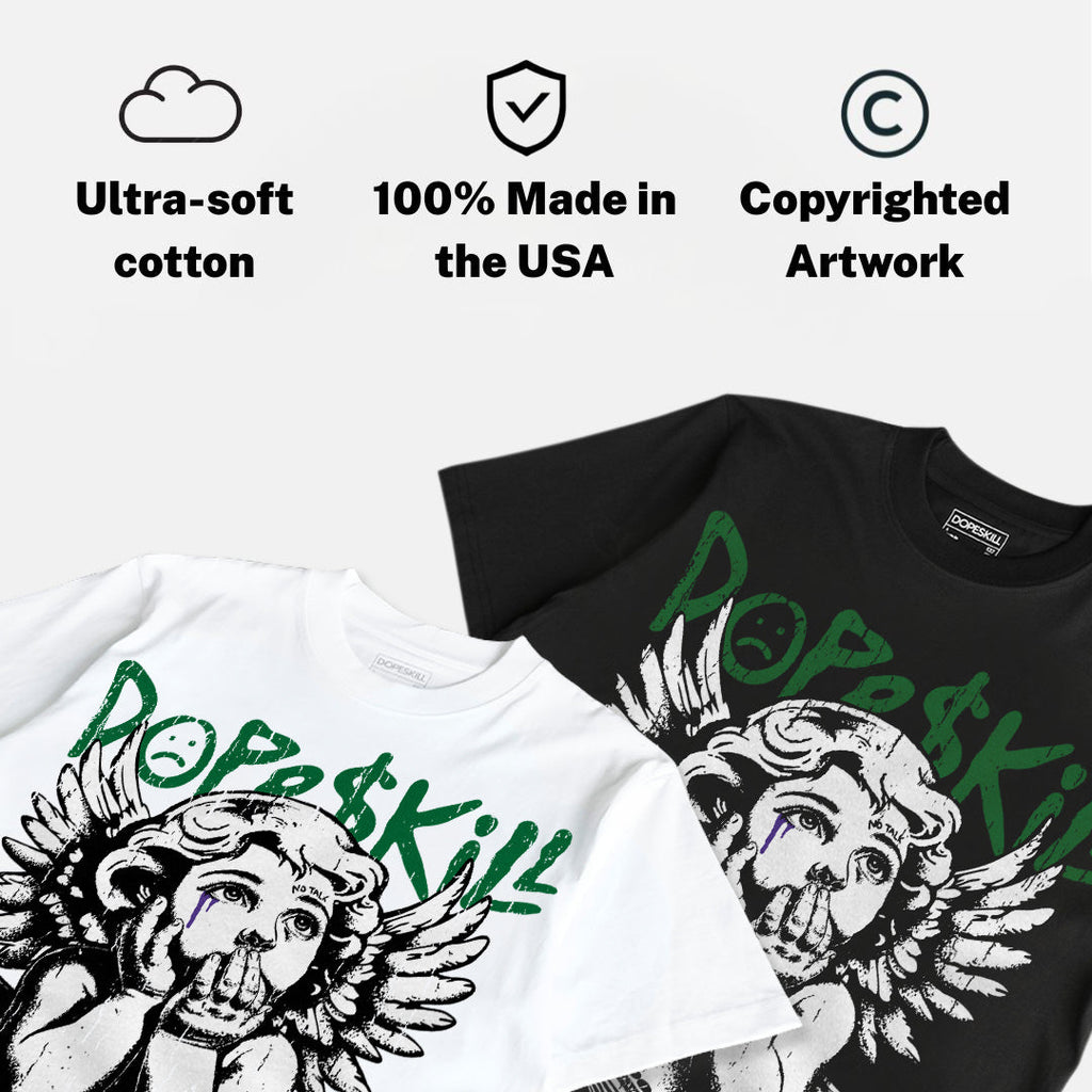 Bucks 12s DopeSkill Oversize Print T-Shirt Build in Silence Graphic