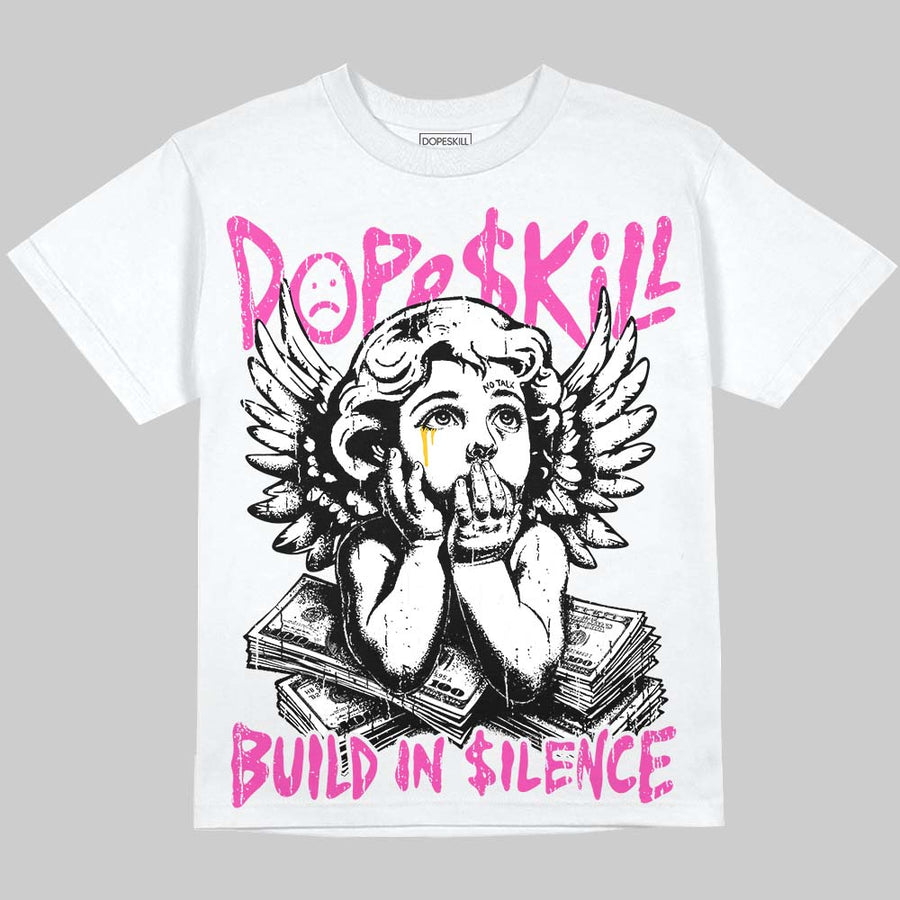 Comic 4s ChanceGift Oversize Print T-Shirt Build in Silence Graphic