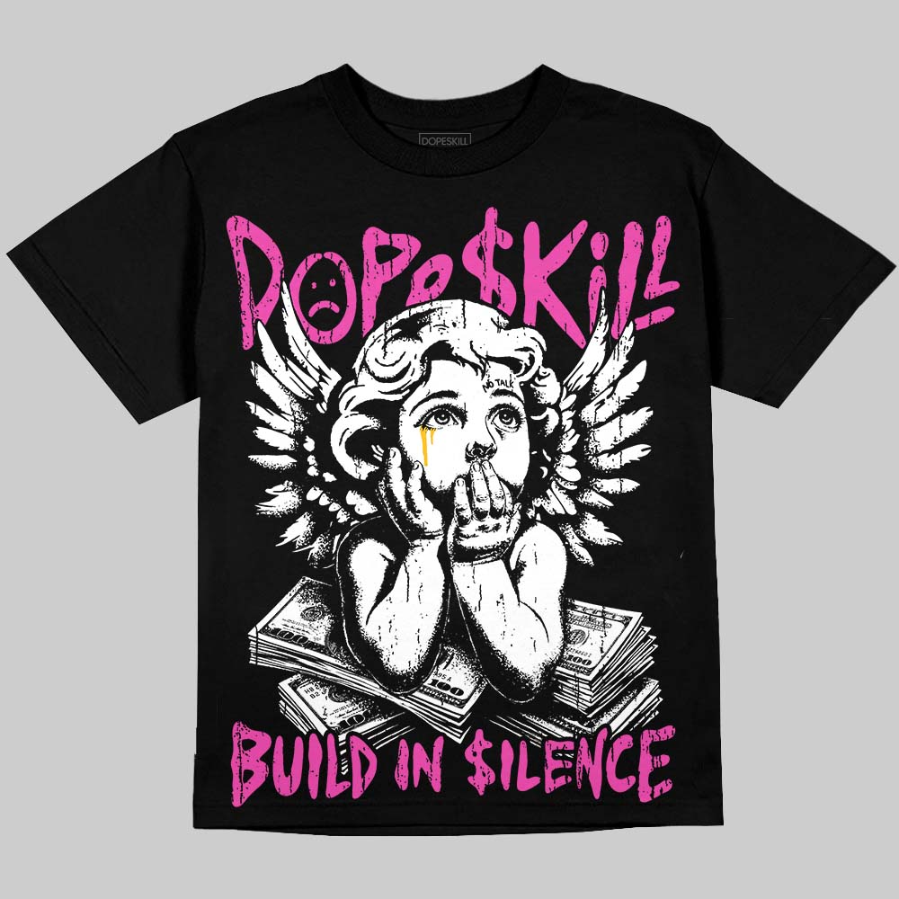 Comic 4s DopeSkill Oversize Print T-Shirt Build in Silence Graphic