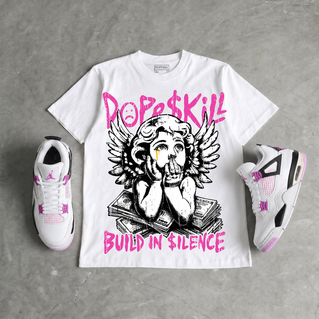 Comic 4s DopeSkill Oversize Print T-Shirt Build in Silence Graphic