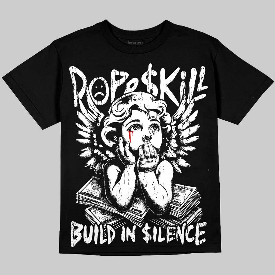Dunk Panda White Black ChanceGift Oversize Print T-Shirt Build in Silence Graphic